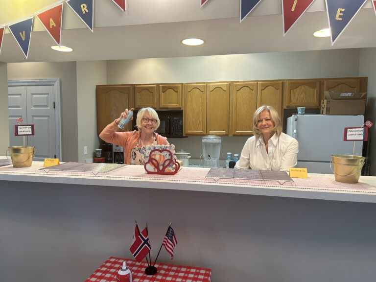 Vafler makers Liv Ramstad and Laurie Johnson